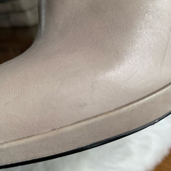 Nine‎ West Beige Leather boots - Picture 11 of 12